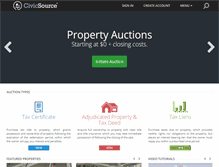 Tablet Screenshot of civicsource.com