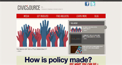 Desktop Screenshot of civicsource.org